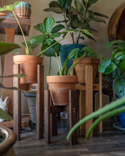 modern farmhouse plant stands