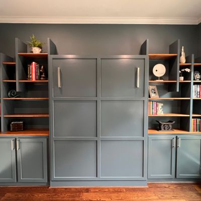 custom murphy bed built-ins are not easy to install