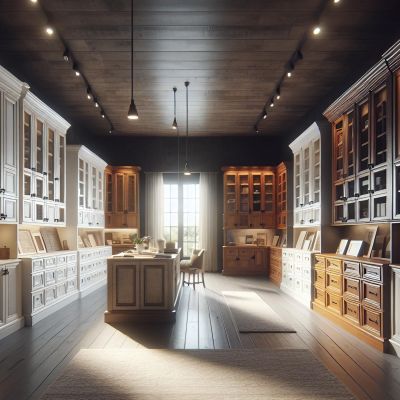 ai generated image of kitchen cabinetry