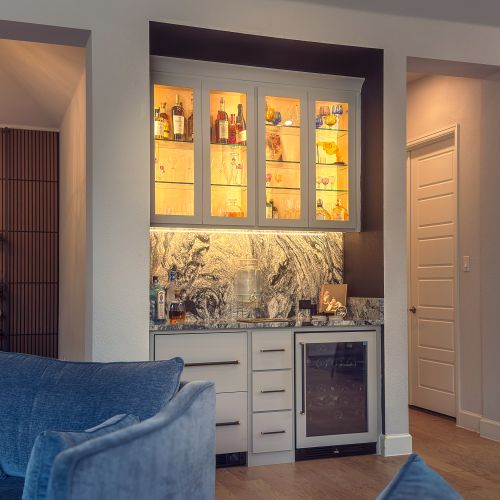 custom bar built-in in rockwall texas